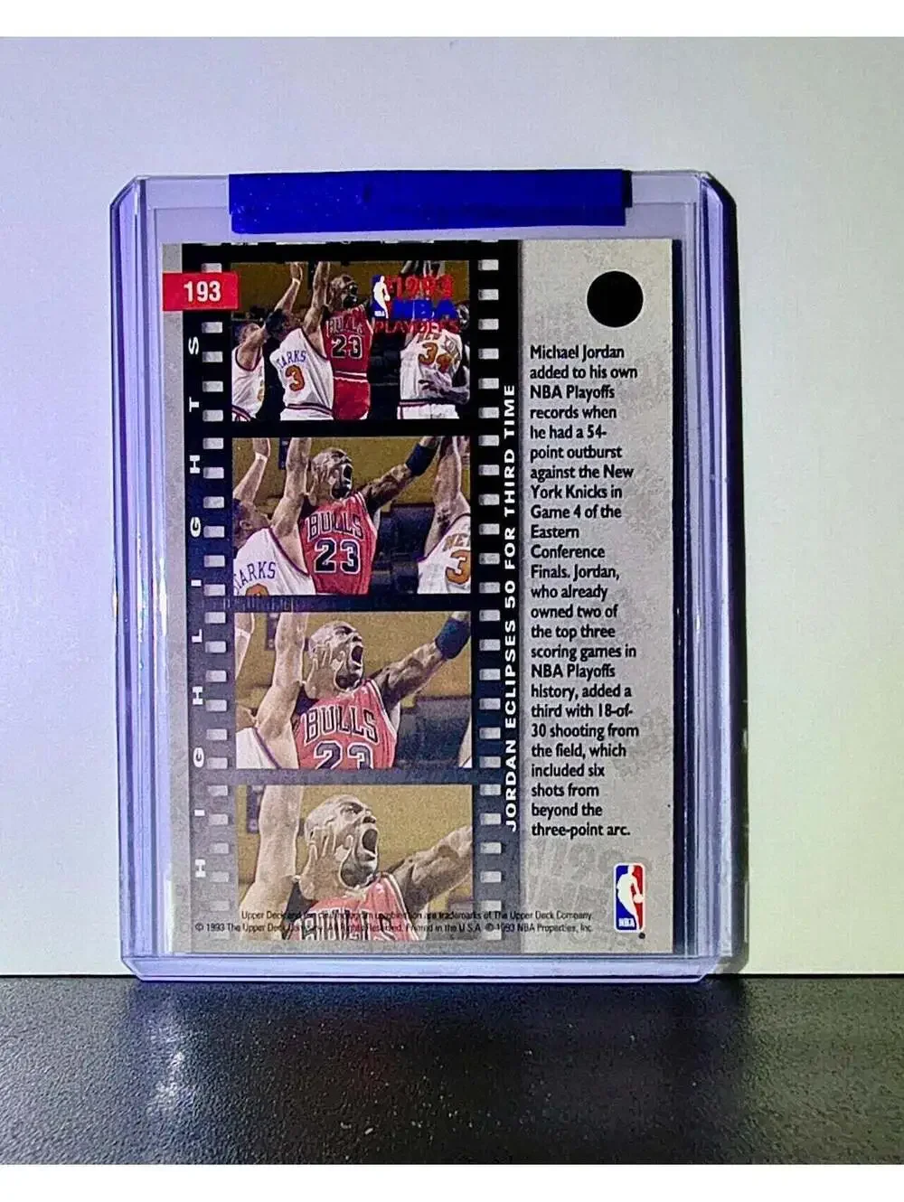 Michael Jordan 1993-94 Upper Deck #193 Basketball Card Chicago Bulls